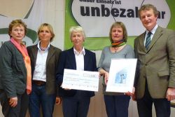 v. l. n. r.: Marga Trede, Ellen Kruse, Bärbel Thiemann, Eva-Maria Schmitz, Michael Kruse